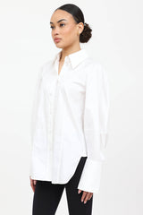 Khaite Cotton Button Up Shirt