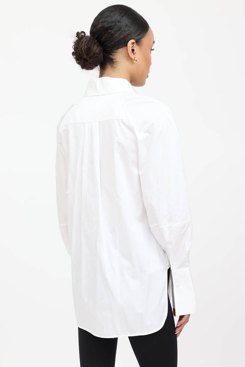 Khaite Cotton Button Up Shirt