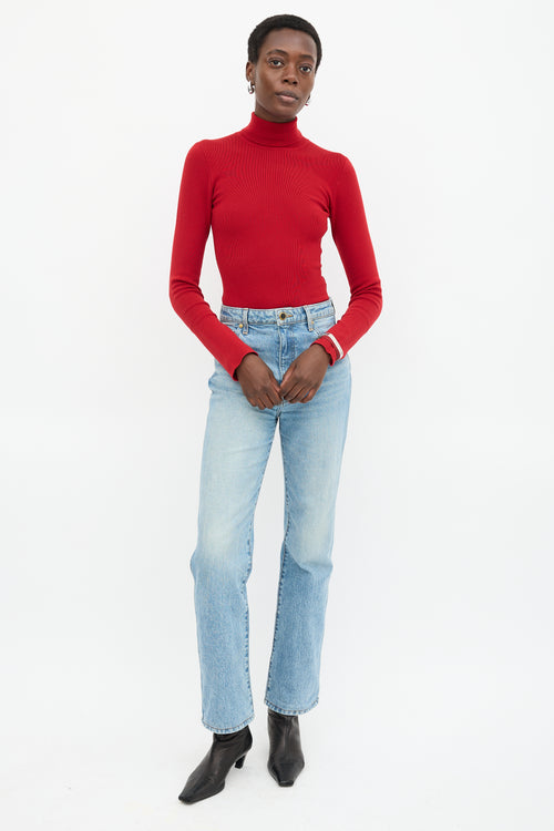 Khaite Thea Turtleneck Bodysuit