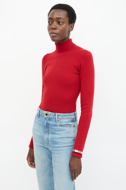 Khaite Thea Turtleneck Bodysuit