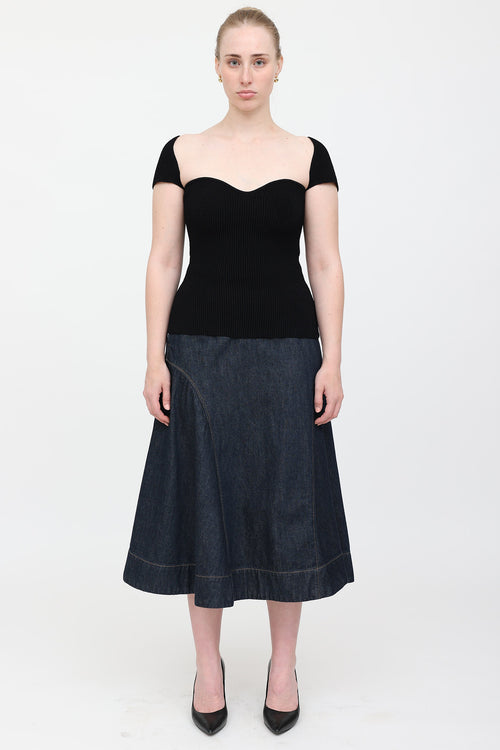 Khaite Ista Ribbed Top