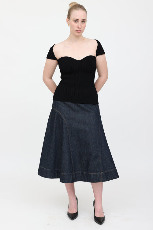Khaite Ista Ribbed Top