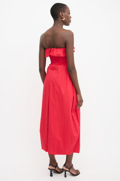 Kika Vargas Sylvia Wrap Effect Dress