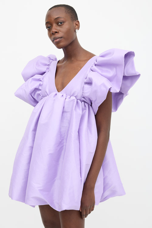 Kika Vargas Taffeta Adri Mini Dress