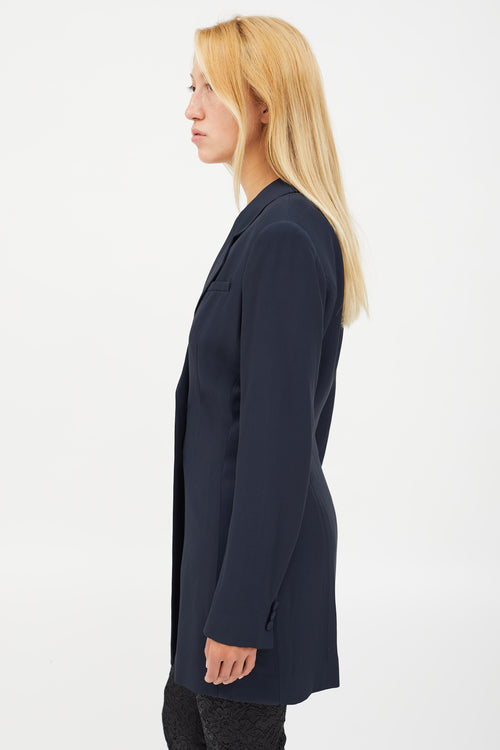 Kiki De Montparnasse Navy Long Blazer