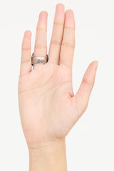 King Baby Sterling Silver Rose Ring