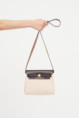 Hermès 2024 Mini Military Toile Herbag Zip 20  Bag