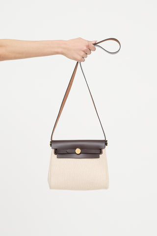 Hermès 2024 Mini Military Toile Herbag Zip 20  Bag