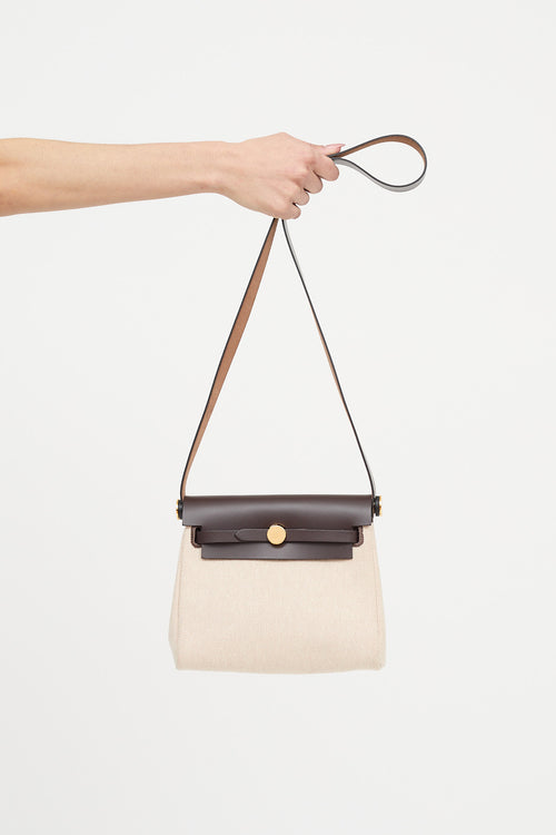 Hermès 2024 Mini Military Toile Herbag Zip 20  Bag