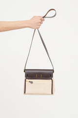 Hermès 2024 Mini Military Toile Herbag Zip 20  Bag