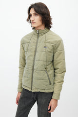 Kith Green Quilted Logo Jacket