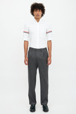 Kiton Pinstripe Trouser