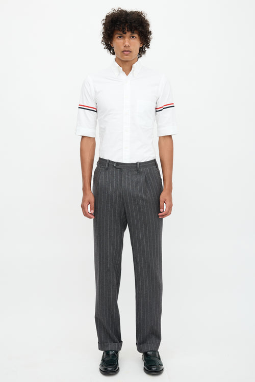 Kiton Pinstripe Trouser