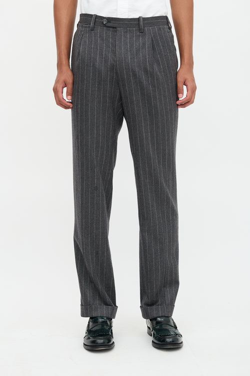 Kiton Pinstripe Trouser