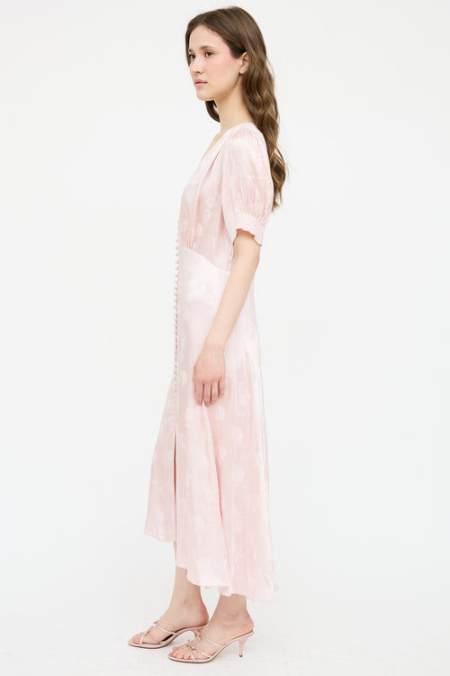 The Kooples Floral Button Up Maxi Dress