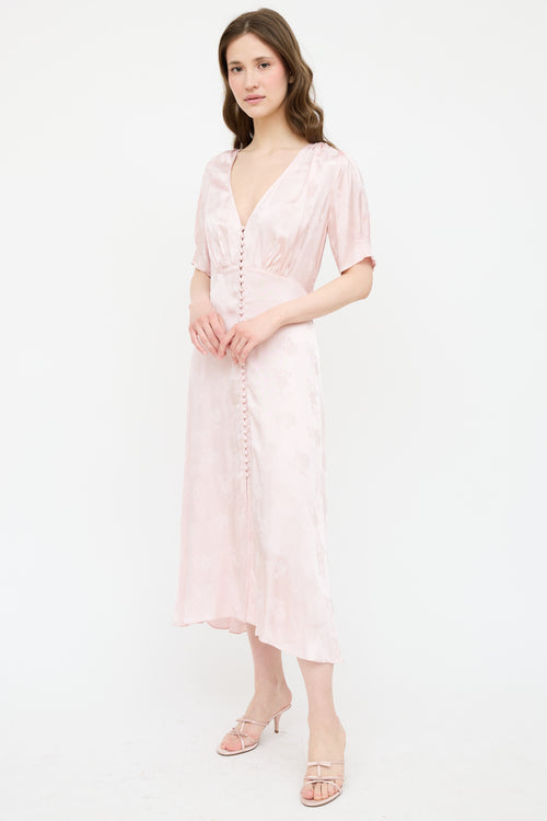 The Kooples Floral Button Up Maxi Dress