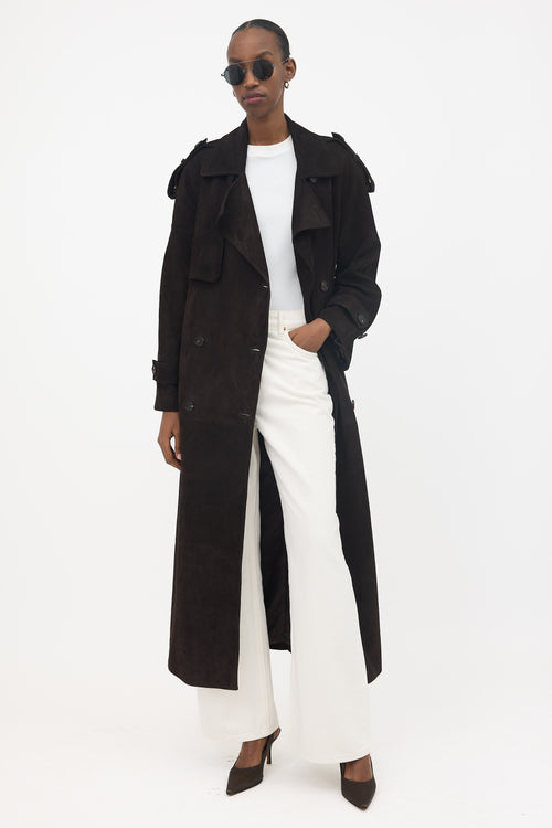 Kulakovsky Suede Hazel Trench Coat