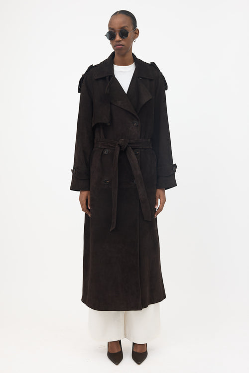 Kulakovsky Suede Hazel Trench Coat