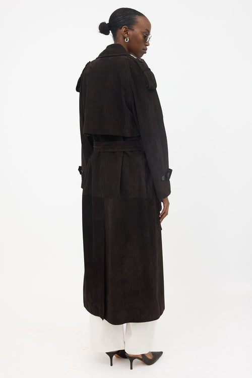 Kulakovsky Suede Hazel Trench Coat
