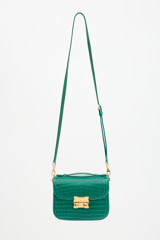 Kwanpen Exotic Leather Carina Crossbody Bag