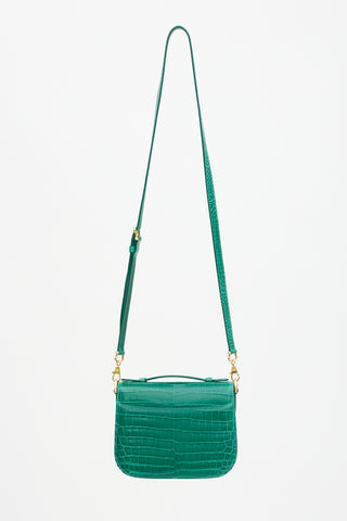 Kwanpen Exotic Leather Carina Crossbody Bag