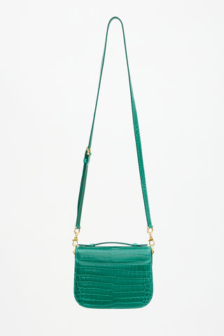 Kwanpen Exotic Leather Carina Crossbody Bag