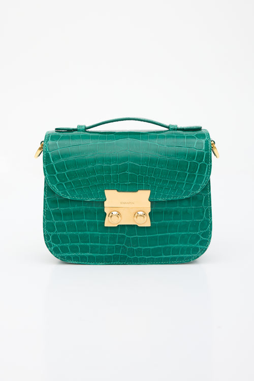 Kwanpen Exotic Leather Carina Crossbody Bag
