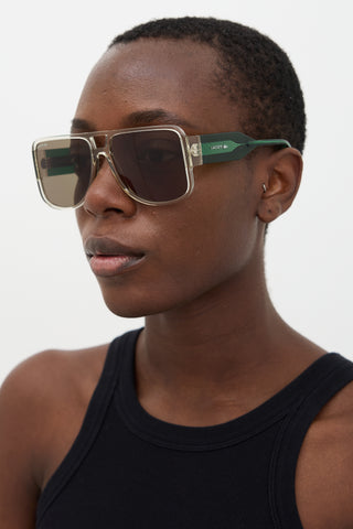 Lacoste L6056S Aviator Sunglasses