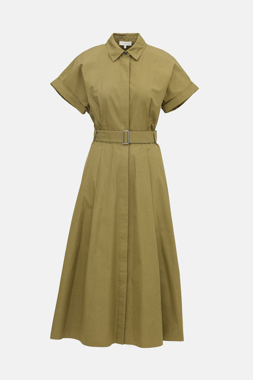 Lafayette 148 Belted Shirt Dress