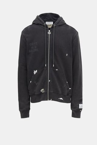 Gallery Dept. X Lanvin Paint Zip Hoodie