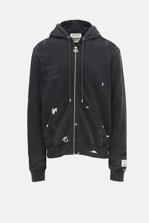 Gallery Dept. X Lanvin Paint Zip Hoodie