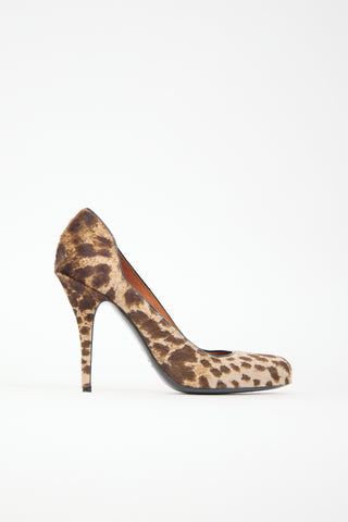 Lanvin Textured Hair Pump