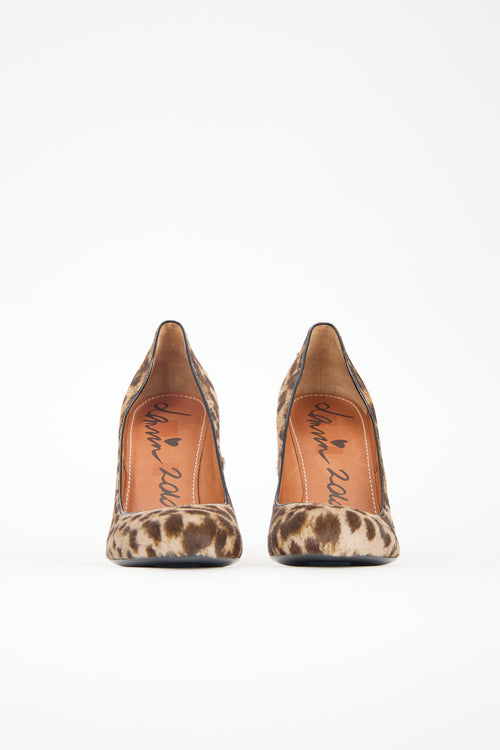 Lanvin Textured Hair Pump