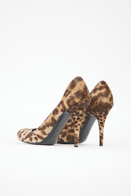 Lanvin Textured Hair Pump