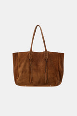 Lanvin Suede Fringe Tote Bag