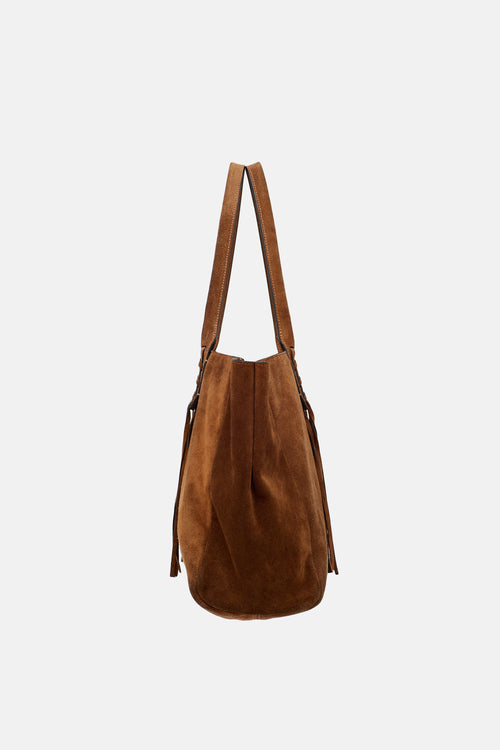Lanvin Suede Fringe Tote Bag