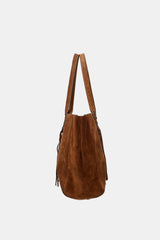 Lanvin Suede Fringe Tote Bag
