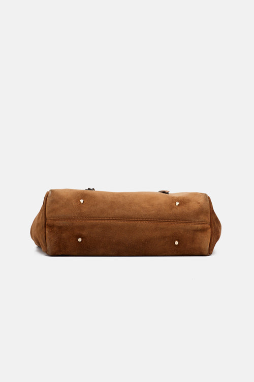 Lanvin Suede Fringe Tote Bag