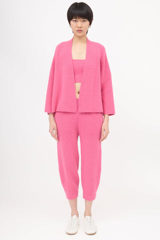 LAPOINTE Cashmere Open Front Cardigan