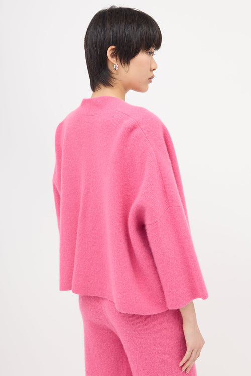 LAPOINTE Cashmere Open Front Cardigan