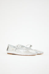 Larroude Patent Blair Flat