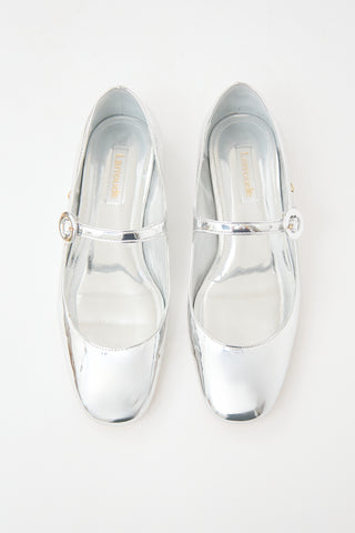 Larroude Patent Blair Flat