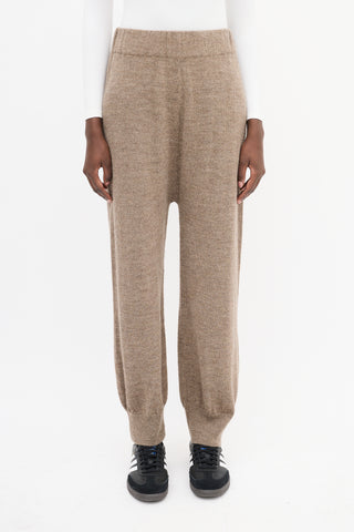 Lauren Manoogian Brown Merino Wool Pant