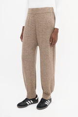Lauren Manoogian Brown Merino Wool Pant