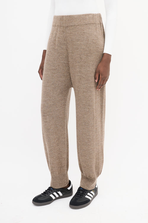 Lauren Manoogian Brown Merino Wool Pant