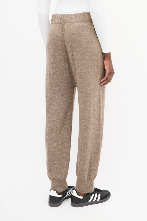 Lauren Manoogian Brown Merino Wool Pant