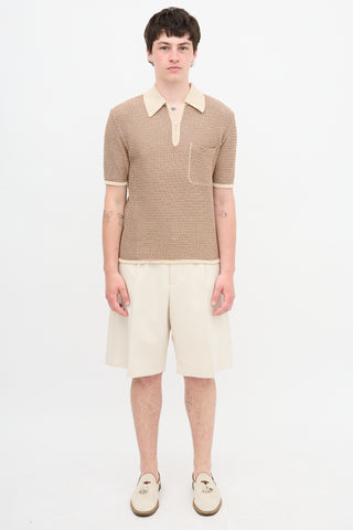 Lemaire Knit Zip Polo