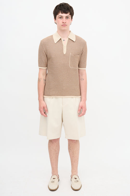Lemaire Knit Zip Polo
