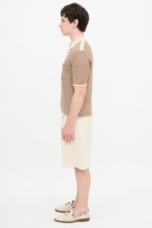 Lemaire Knit Zip Polo