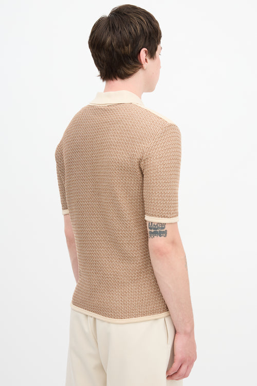 Lemaire Knit Zip Polo